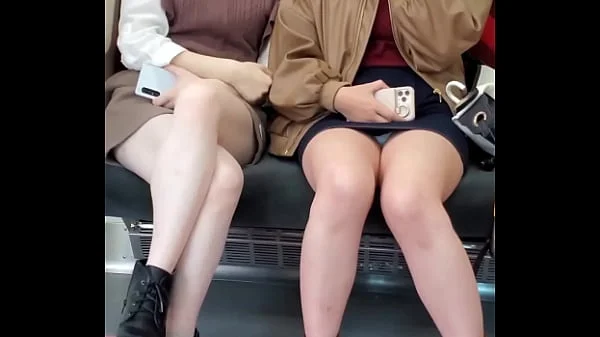 Japanese Cuties Upskirting For You On Train