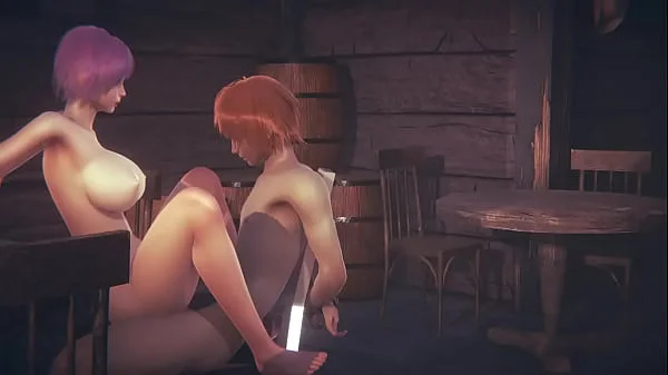 Hentai Uncensored - Tanami Blowjob and Fucked in a Tavern - Japanese Asian Manga Anime Game Porn