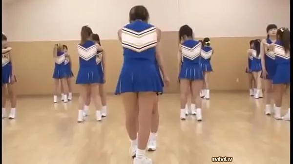 Japanese Cheerleaders fucked on a bus